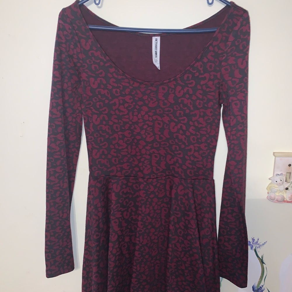Cheetah print dress